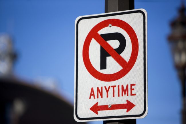 ‘Any Time’ road sign