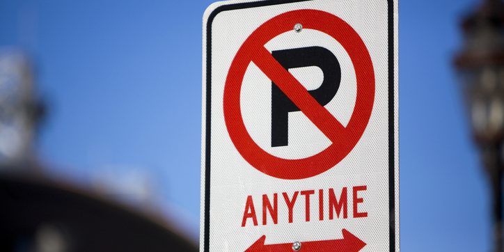 ‘Any Time’ road sign